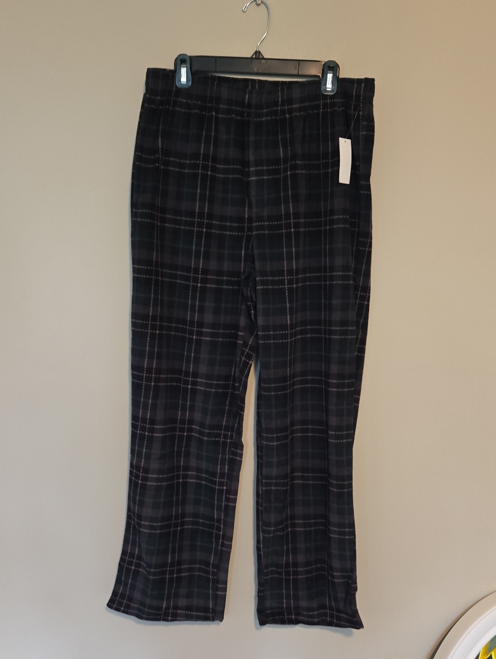 Sonoma Dark Green/Gray Plaid Lounge Joggers